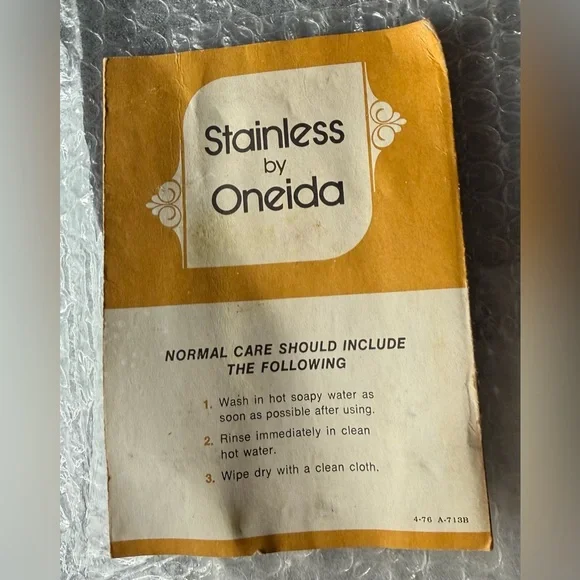 Oneida Wordsworth Rose Stainless Flatware USA Silverware Forks, Knives 26 Pcs - Picture 9 of 16